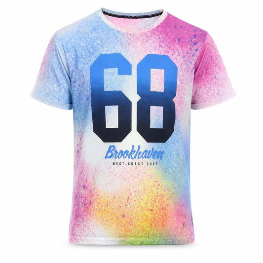 Front view of Brookhaven men’s multicoloured xl graphic t-shirt