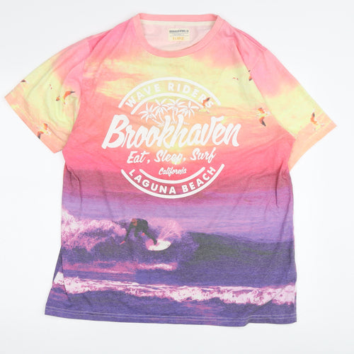 Brookhaven Men's Multicoloured XL Beach T-Shirt