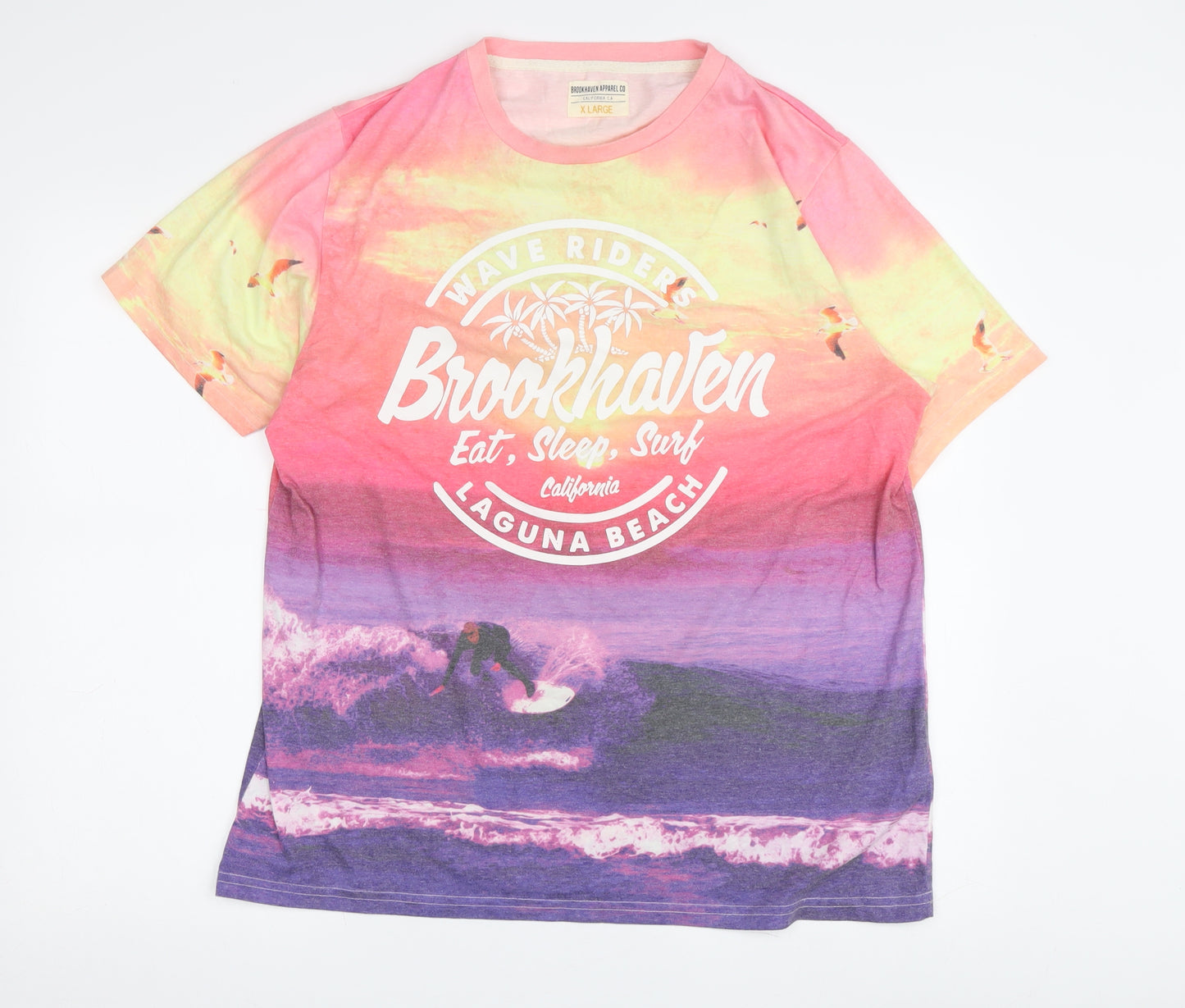 Brookhaven Men's Multicoloured XL Beach T-Shirt