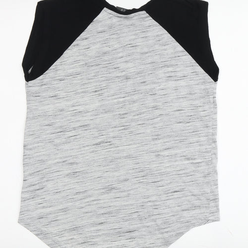 Harry Potter Unisex Grey Sleeveless Raglan T-Shirt