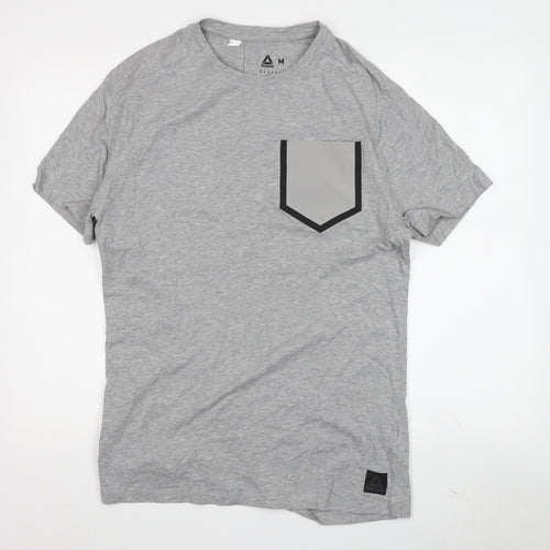 Reebok Men's Grey Medium Crew Neck T-Shirt