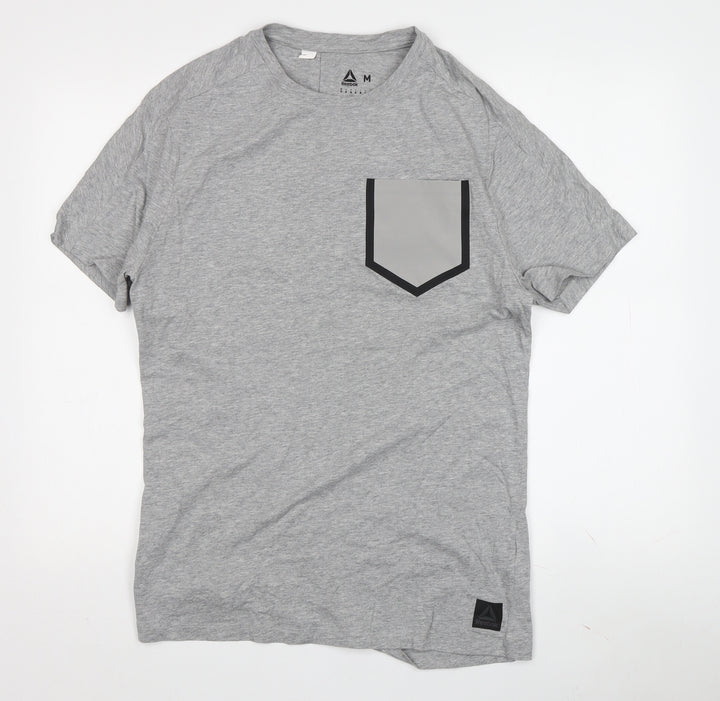 Reebok Men's Grey Medium Crew Neck T-Shirt
