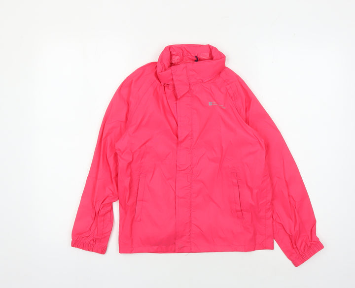 Mountain Warehouse Girls Pink Windbreaker Jacket 9-10 Years