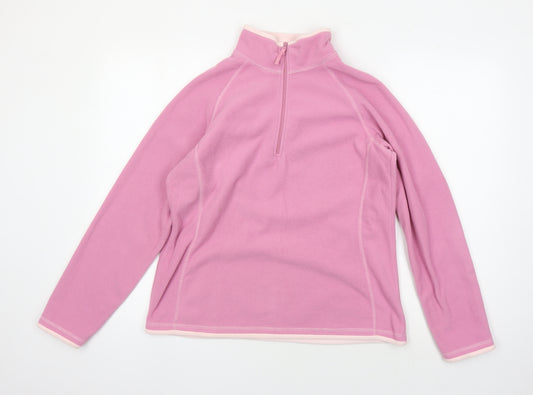 Mountain Warehouse Women's Pink Fleece Sweatshirt UK 14