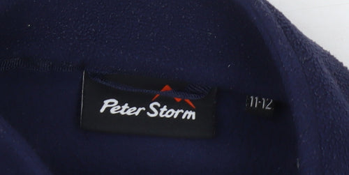 Peter Storm Boys Blue Basic Fleece Jacket 11-12 Years