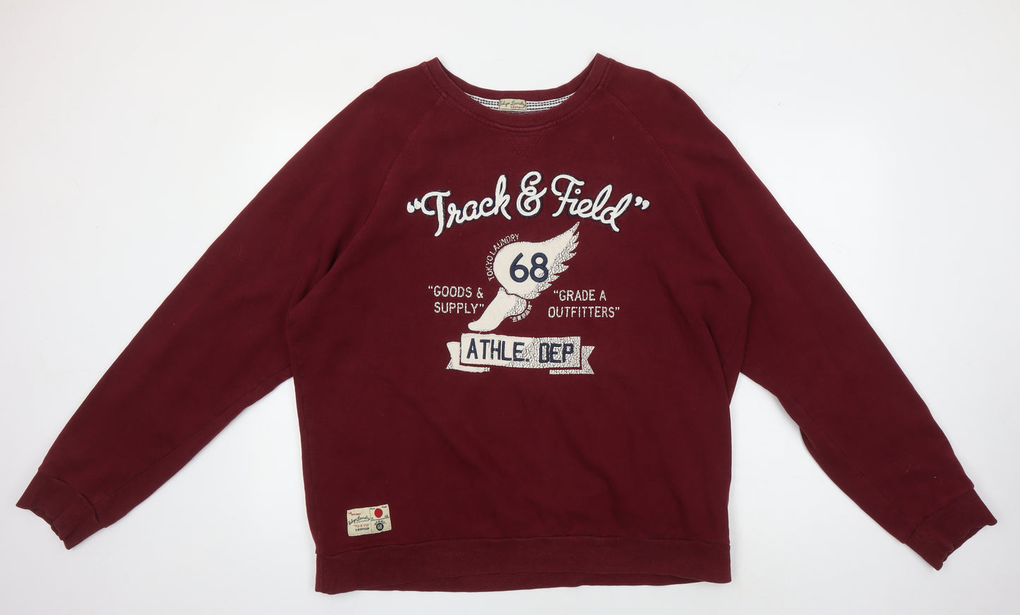 Tokyo Laundry Men's Red Pullover Sweatshirt 2XL