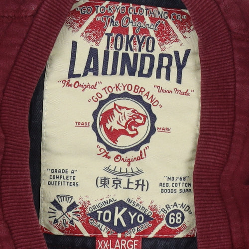 Tokyo Laundry Men's Red Pullover Sweatshirt 2XL