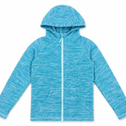 Mountain Warehouse Girls Blue Full Zip Hoodie 11-12 Years Fleece