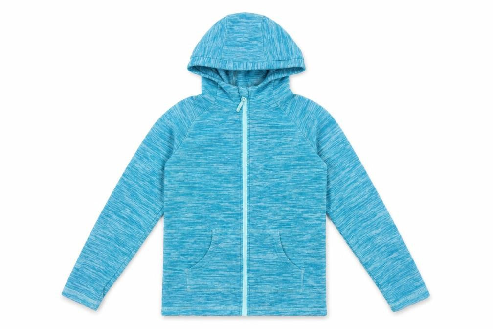 Mountain Warehouse Girls Blue Full Zip Hoodie 11-12 Years Fleece