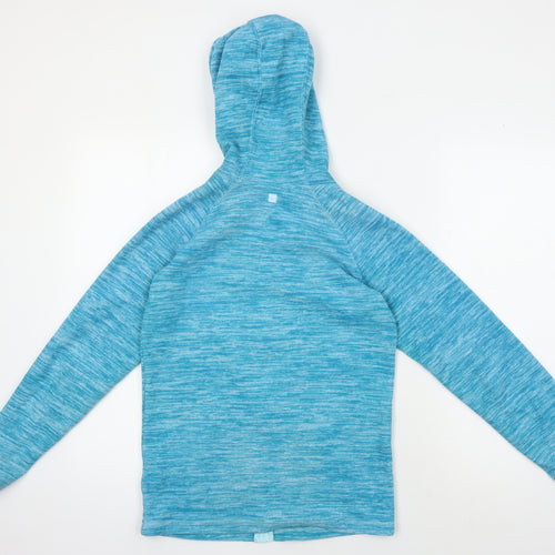 Mountain Warehouse Girls Blue Full Zip Hoodie 11-12 Years Fleece