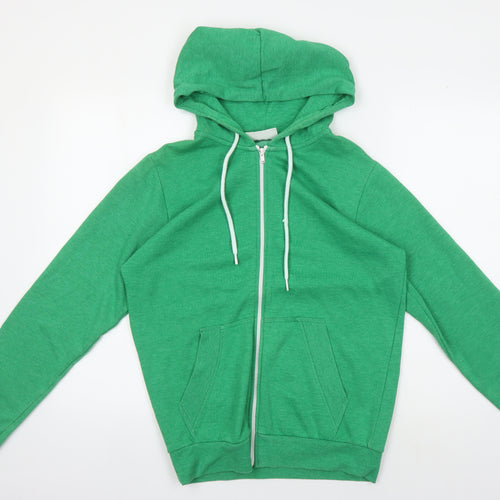Republic Men's Green Full Zip Hoodie S