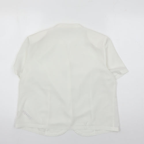 Eastex Women's White Collared Blouse Size 14
