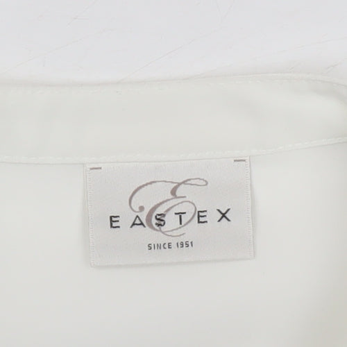 Eastex Women's White Collared Blouse Size 14