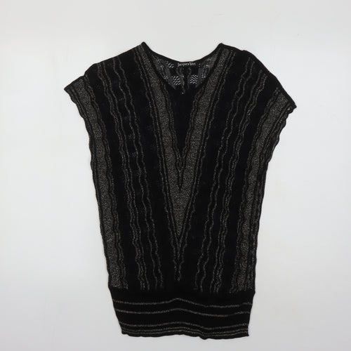 Jacques Vert Women's Black Sleeveless Knit Top M