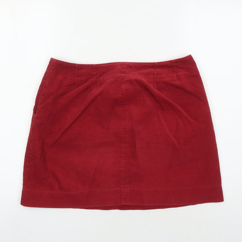 Jigsaw Women’s Red Corduroy Pencil Skirt Size 12