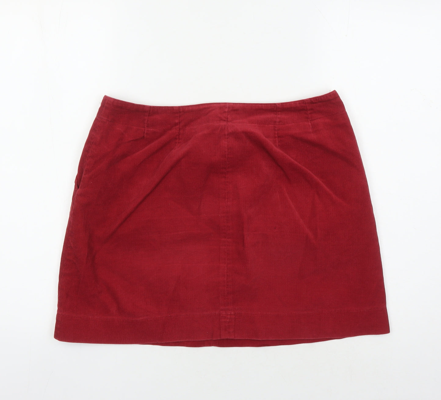 Jigsaw Women’s Red Corduroy Pencil Skirt Size 12