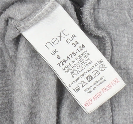 Next Women's Grey Pullover Sweatshirt, Size 6