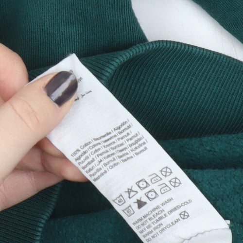 Jack & Jones Men's Green Pullover Christmas Sweatshirt L