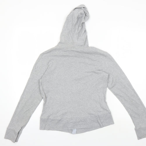 Red Herring Women's Grey Full Zip Hoodie Size 14