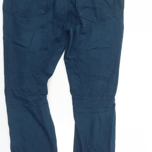 Topman Men's Blue Slim Vintage Jeans Size L