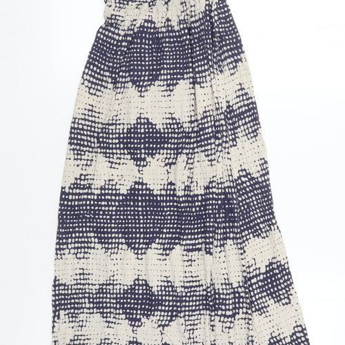 Marks and Spencer Women's Multicoloured Maxi Dress - Size 8