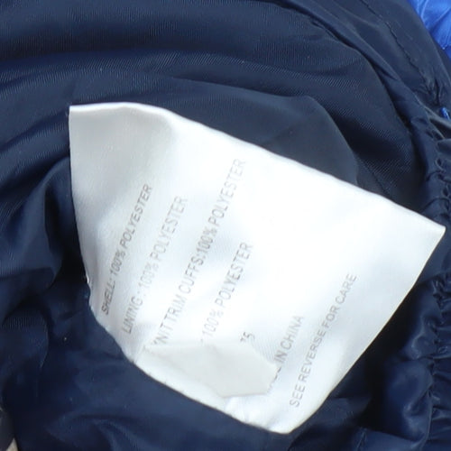 Michael Kors Boys Blue Puffer Jacket, Size 2 Years, Hooded
