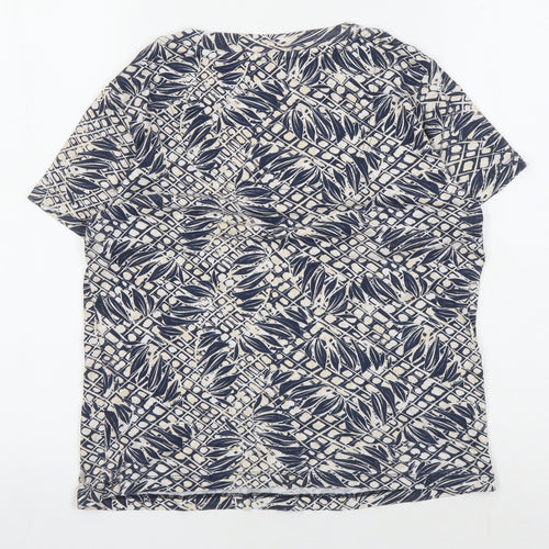 Maine New England Women's Blue Geometric T-Shirt