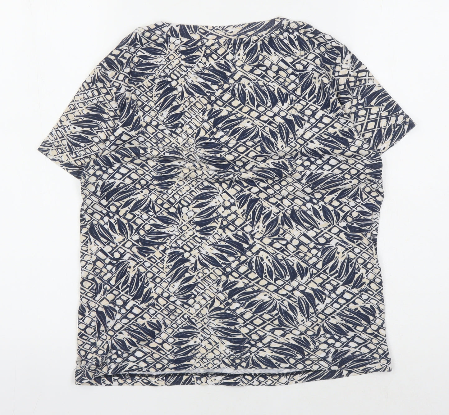 Maine New England Women's Blue Geometric T-Shirt
