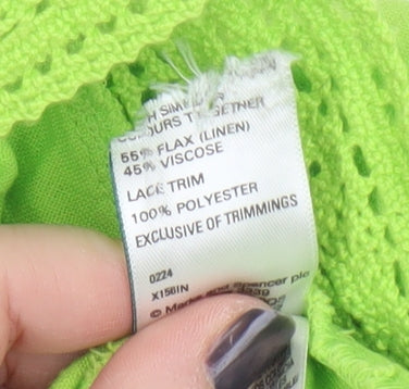 Marks and Spencer Women's Green Camisole Tank, Size 18