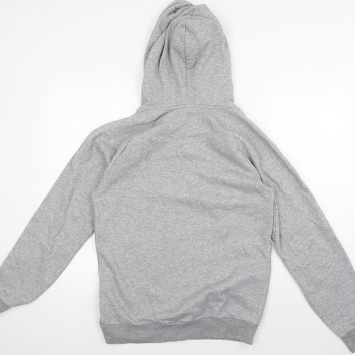 Jack Wills Men's Grey Full Zip Hoodie S