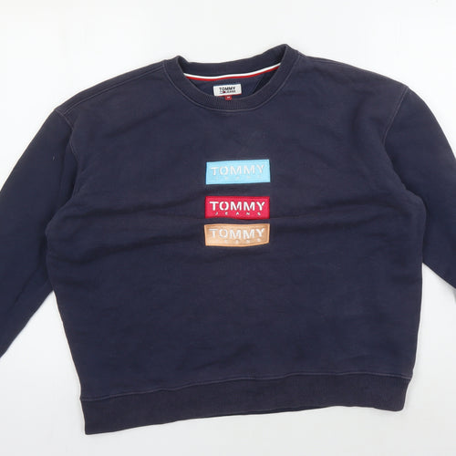 Tommy Jeans Men’s Black Pullover Sweatshirt M