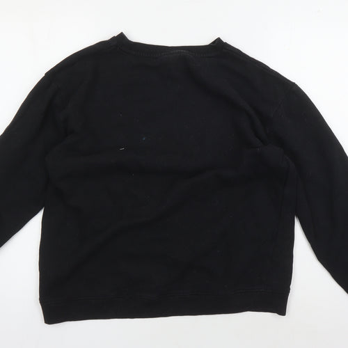 Ellesse Women's Black Logo Pullover Sweatshirt Size 14