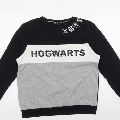Harry Potter Unisex Hogwarts Black Sweatshirt M