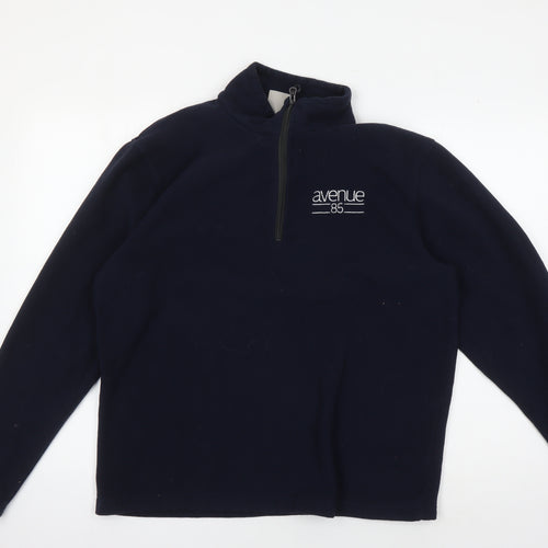 Regatta Blue Men's Pullover Fleece L with Logo