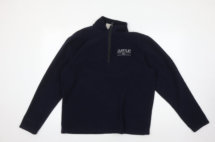 Regatta Blue Men's Pullover Fleece L with Logo