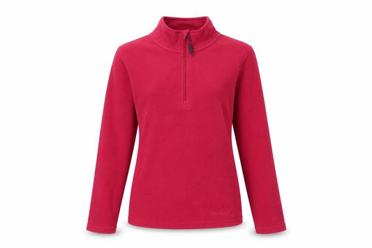 Front view of Peter Storm Women's Red Fleece Sweatshirt, size 8
