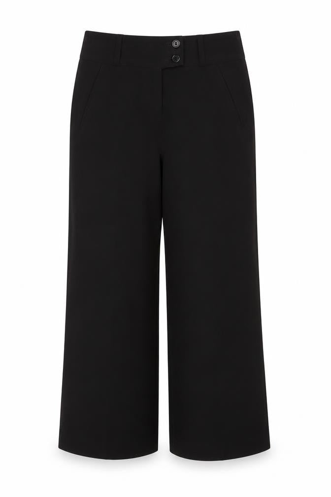 Front view of Marks & Spencer Women's Black Regular Fit Trousers