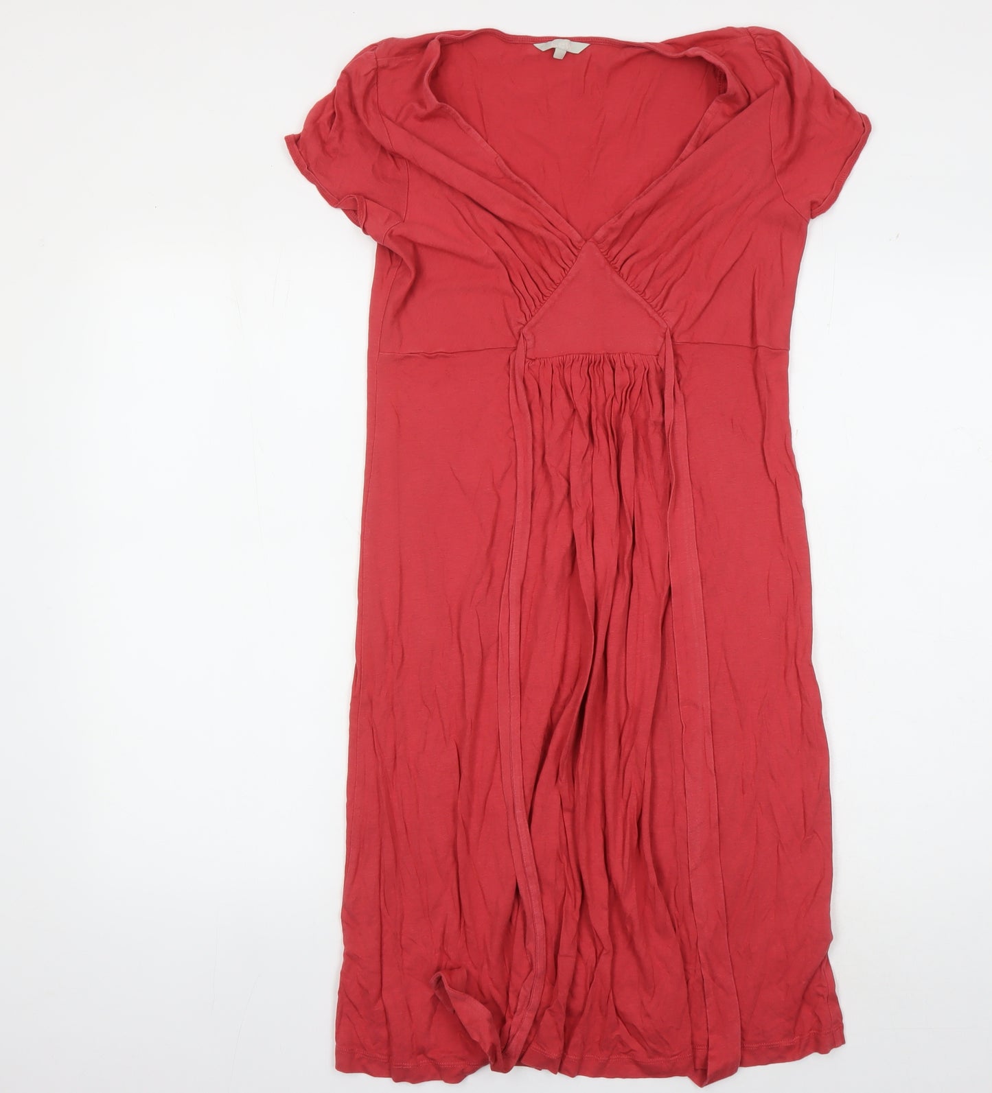 Kew Women's Red V-Neck Maxi Dress, Size S