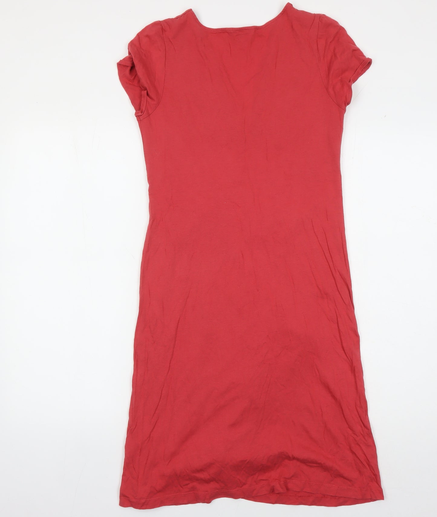 Kew Women's Red V-Neck Maxi Dress, Size S