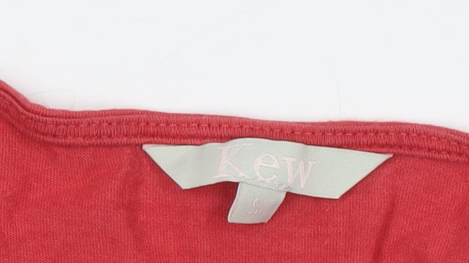 Kew Women's Red V-Neck Maxi Dress, Size S