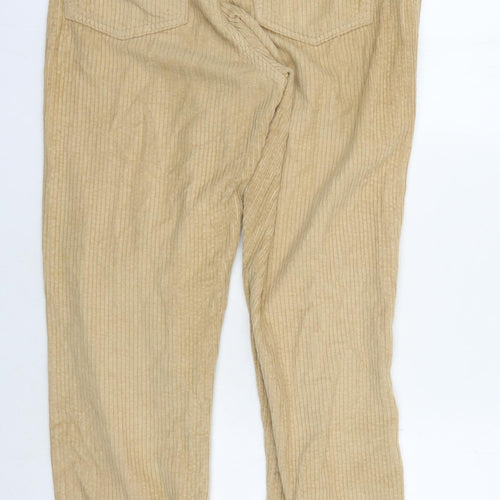 ASOS DESIGN Men's Beige Corduroy Trousers 28
