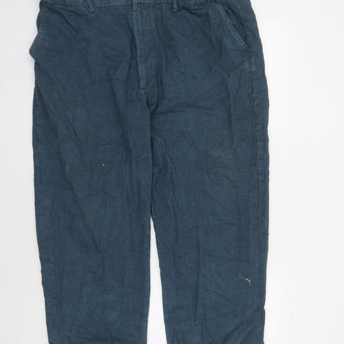 Pegasus Men's Blue Corduroy Trousers 42 in Waist