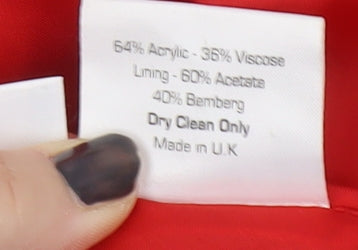 Amanda Wakeley Red Halter Dress - Women's Size 12