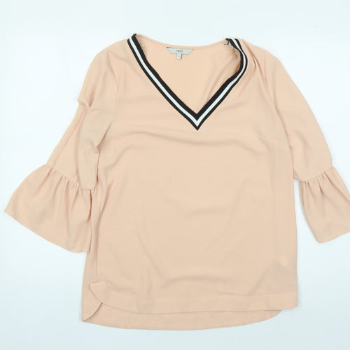 Next Women's Beige Tunic Blouse Size 10
