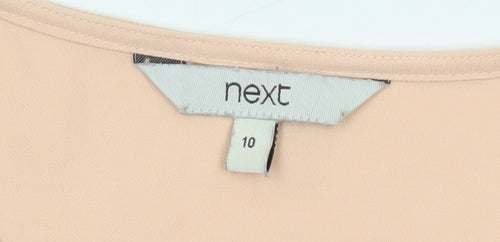 Next Women's Beige Tunic Blouse Size 10