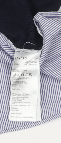 Oasis Women's Black Cotton Blend Pullover S