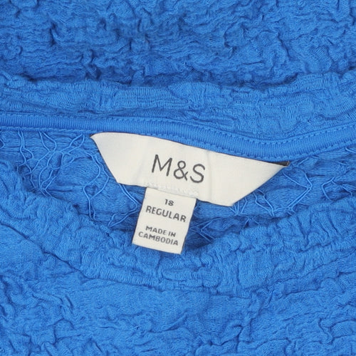 Marks and Spencer Women's Blue Dress Size 18