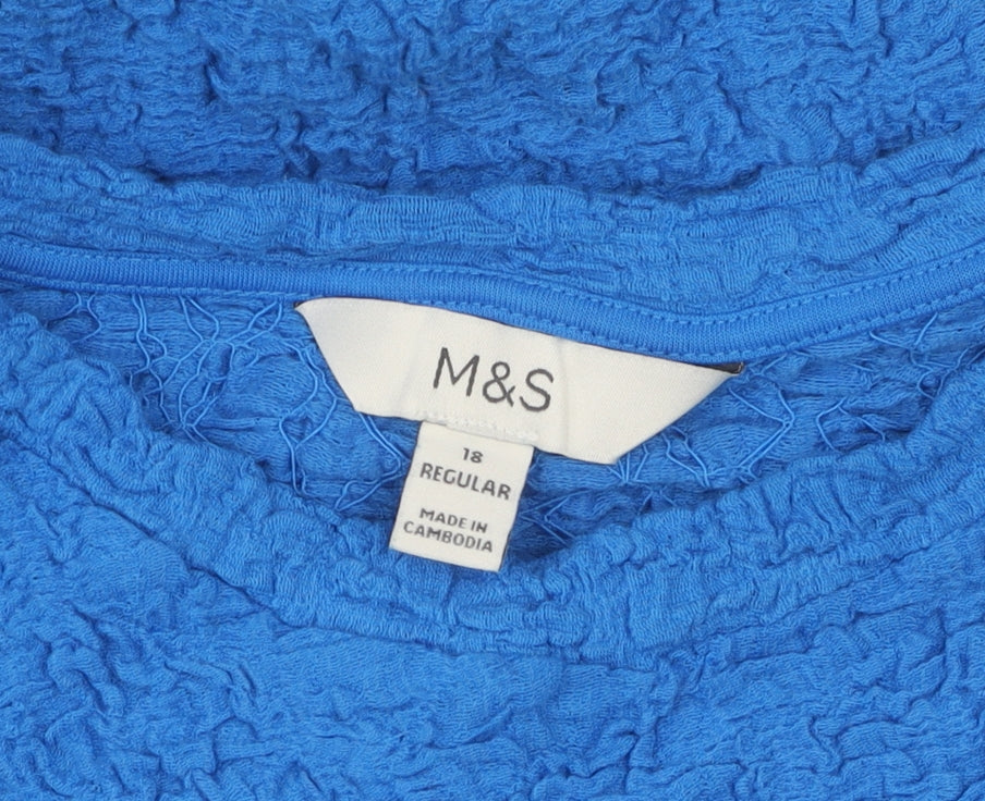 Marks and Spencer Women's Blue Dress Size 18