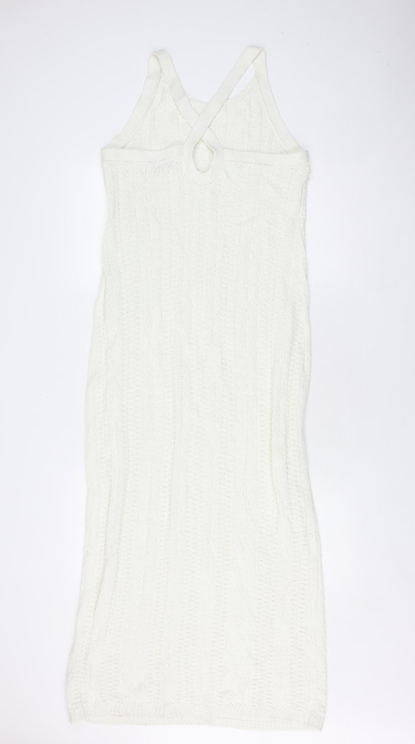 Autograph Women's Ivory Knit Sleeveless Dress