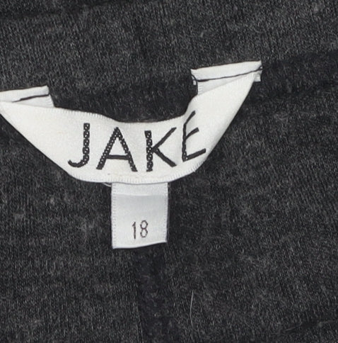 Jake Women's Grey Knee Length Pencil Skirt Size 18